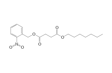 Succinic acid, heptyl 2-nitrobenzyl ester