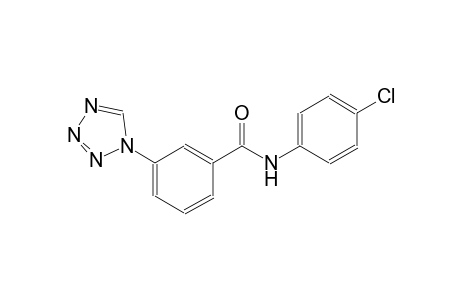 benzamide, N-(4-chlorophenyl)-3-(1H-tetrazol-1-yl)-