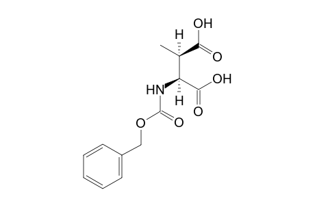 (2R,3S)-2-methyl-3-(phenylmethoxycarbonylamino)butanedioic acid