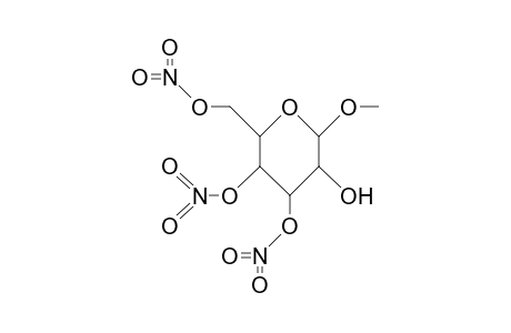 Methyl A-D-mannopyranoside 3,4,6-trinitrate