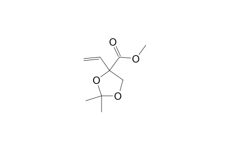 METHYL-2,2-DIMETHYL-4-ETHENYL-1,3-DIOXOLANE-4-CARBOXYLATE