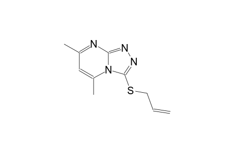 3-(allylsulfanyl)-5,7-dimethyl[1,2,4]triazolo[4,3-a]pyrimidine
