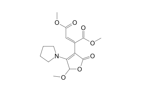 Dimethyl (E)-2-[5'-methoxy-2'-oxo-4'-(pyrrolidin-1''-yl)-2',5'-dihydrofuran-3'-yl]butandioate