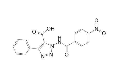 3-[(4-nitrobenzoyl)amino]-5-phenyl-triazole-4-carboxylic acid