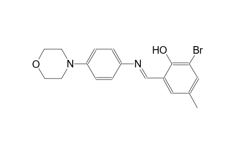 phenol, 2-bromo-4-methyl-6-[(E)-[[4-(4-morpholinyl)phenyl]imino]methyl]-