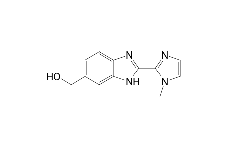 5-(Hydroxymethyl)-2-(1-methyl-2-imidazolyl)-1H-benzimidazole