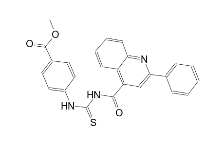 methyl 4-[({[(2-phenyl-4-quinolinyl)carbonyl]amino}carbothioyl)amino]benzoate