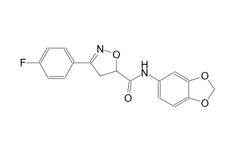 5-isoxazolecarboxamide, N-(1,3-benzodioxol-5-yl)-3-(4-fluorophenyl)-4,5-dihydro-