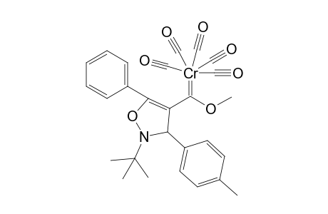 2-(tert-Butyl)-3-(p-methylphenyl)-4-(methoxymethylene)-5-phenyldihydroisoxazolepentacarbonylchromium