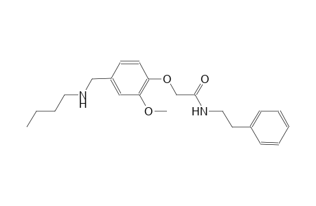 2-{4-[(butylamino)methyl]-2-methoxyphenoxy}-N-(2-phenylethyl)acetamide
