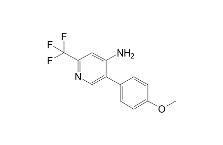 5-(4-Methoxyphenyl)-2-(trifluoromethyl)-4-pyridinamine
