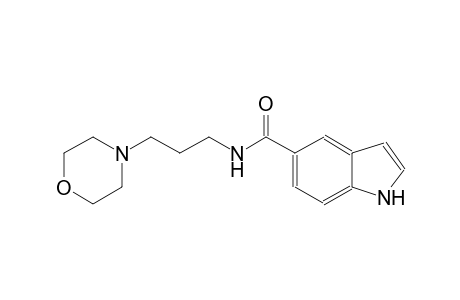 1H-indole-5-carboxamide, N-[3-(4-morpholinyl)propyl]-