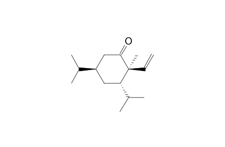 (2S*,3R*,5R*)-2-Ethenyl-3,5-diisopropyl-2-methylcyclohexanone