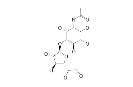 2-ACETAMIDO-2-DEOXY-4-O-BETA-D-GALACTOFURANOSYLGLUCITOL