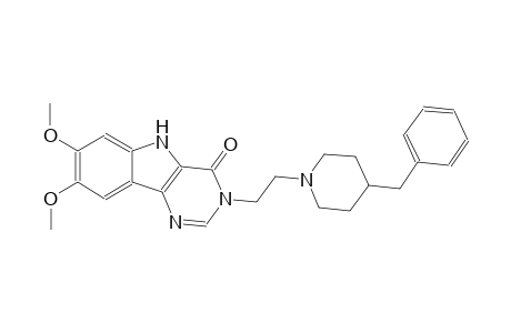4H-pyrimido[5,4-b]indol-4-one, 3,5-dihydro-7,8-dimethoxy-3-[2-[4-(phenylmethyl)-1-piperidinyl]ethyl]-