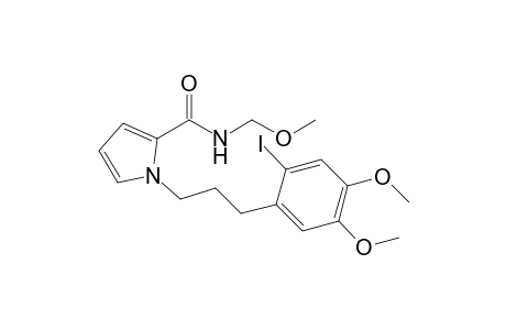 1-[3-(2-Iodo-4,5-dimethoxyphenyl)propyl]pyrrole-2-carboxylic acid methoxy methyl amide