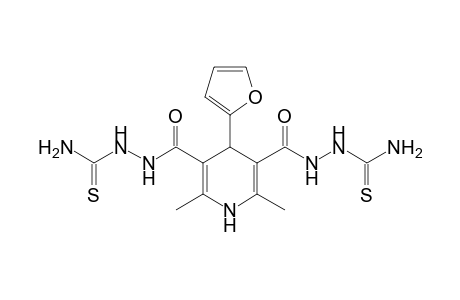 2,2'-{[4-(furan-2-yl)-2,6-dimethyl-1,4-dihydropyridine-3,5-diyl]dicarbonyl}dihydrazinecarbothioamide