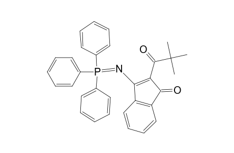 2-(2,2-dimethyl-1-oxopropyl)-3-(triphenylphosphoranylideneamino)-1-indenone