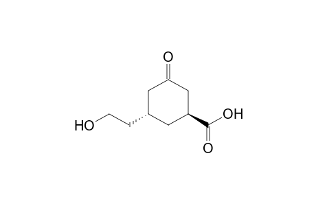 (1S,3R)-3-(2-hydroxyethyl)-5-keto-cyclohexanecarboxylic acid