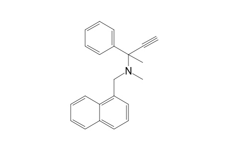 3-[N-Methyl-N-(1-naphthylmethyl)amino]-3-phenylbutyne