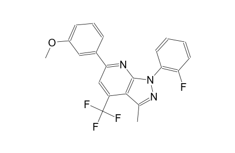 1H-pyrazolo[3,4-b]pyridine, 1-(2-fluorophenyl)-6-(3-methoxyphenyl)-3-methyl-4-(trifluoromethyl)-