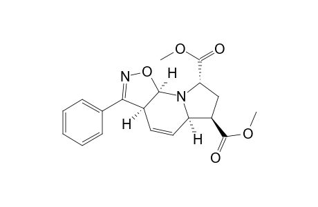 Isoxazolo[5,4-e]indolizine-6,8-dicarboxylic acid, 3a,5a,6,7,8,9a-hexahydro-3-phenyl-, dimethyl ester, (3a.alpha.,5a.alpha.,6.beta.,8.alpha.,9a.alpha.)-