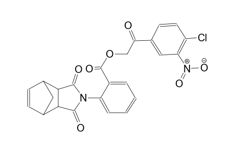 2-(4-chloro-3-nitrophenyl)-2-oxoethyl 2-(1,3-dioxo-3a,4,7,7a-tetrahydro-1H-4,7-methanoisoindol-2(3H)-yl)benzoate