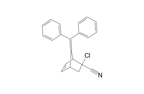 5-chloranyl-7-(diphenylmethylidene)bicyclo[2.2.1]hept-2-ene-5-carbonitrile