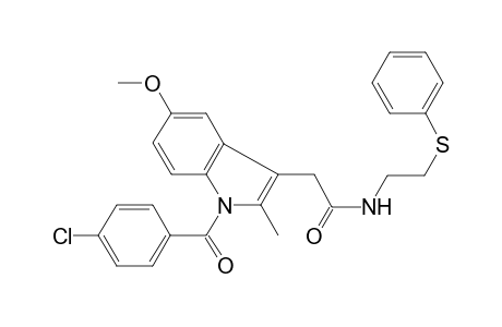 2-[1-(4-chlorobenzoyl)-5-methoxy-2-methyl-indol-3-yl]-N-(2-phenylsulfanylethyl)acetamide
