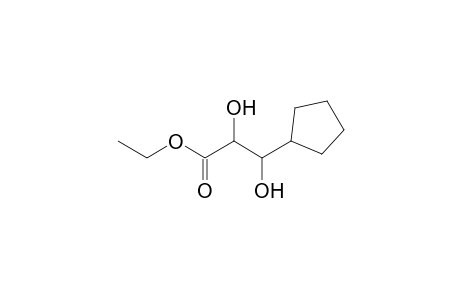 (+-)-anti-Ethyl 3-Cyclopentyl-2,3-diihydroxypropanoate