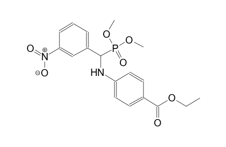 ethyl 4-{[(dimethoxyphosphoryl)(3-nitrophenyl)methyl]amino}benzoate