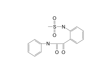 2'-(ANILINOGLYOXYLOYL)METHANESULFONANILIDE