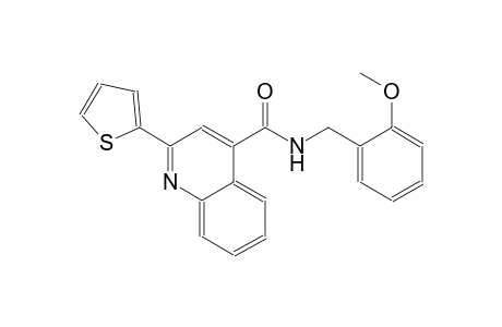 4-quinolinecarboxamide, N-[(2-methoxyphenyl)methyl]-2-(2-thienyl)-