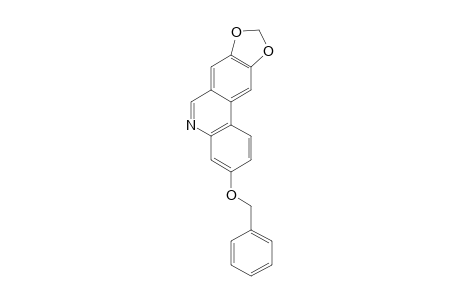 3-BENZYLOXY-8,9-METHYLENEDIOXYPHENANTHRIDINE