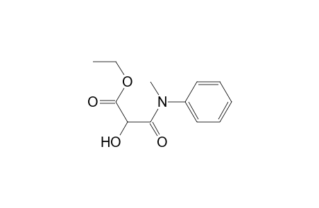 Propanoic acid, 2-hydroxy-3-(methylphenylamino)-3-oxo-, ethyl ester