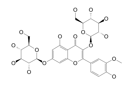 ISORHAMNETIN-3,7-O-DI-BETA-D-GLUCOPYRANOSIDE