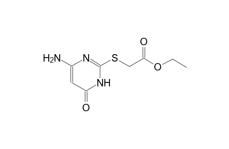 Ethyl 2-[(4-amino-6-oxo-1H-pyrimidin-2-yl)sulfanyl]acetate