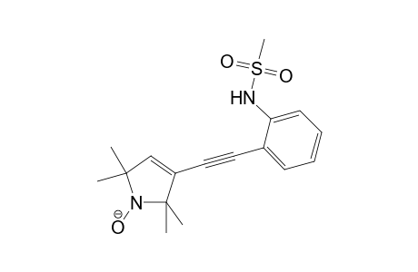 N-{2-[(2,2,5,5-Tetramethyl-1-oxyl-2,5-dihydro-1H-pyrrol-3-yl)ethynyl]phenyl}methanesulfonamide radical
