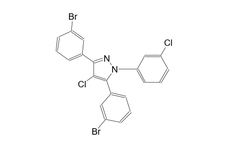3,5-bis(3-bromophenyl)-4-chloro-1-(3-chlorophenyl)-1H-pyrazole