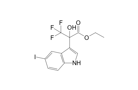 Ethyl 3,3,3-trifluoro-2-hydroxy-2-(5-iodo-1H-indol-3-yl)propanoate