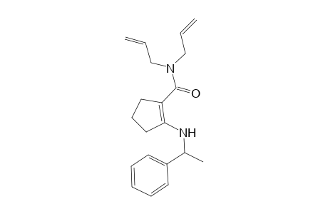 N,N-Diallyl-2-[(1-phenylethyl)amino]cyclopent-1-enecarboxamide
