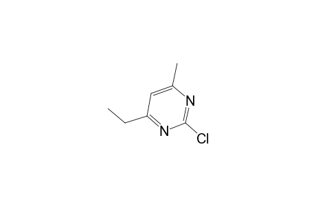 Pyrimidine, 2-chloro-4-ethyl-6-methyl-