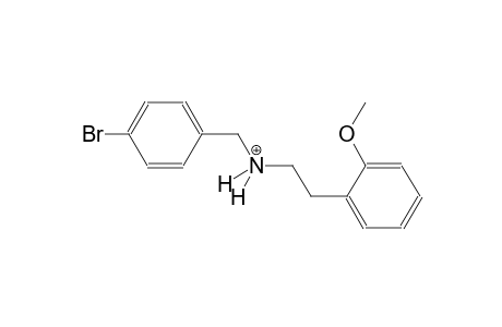 N-(4-bromobenzyl)-2-(2-methoxyphenyl)ethanaminium