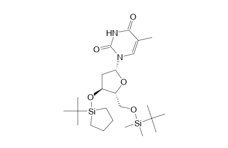 Thymidine, 5'-O-[(1,1-dimethylethyl)dimethylsilyl]-3'-O-[1-(1,1-dimethylethyl)si lacyclopent-1-yl]-