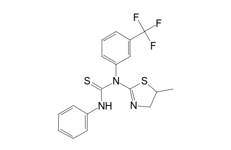 1-(5-Methyl-2-thiazolin-2-yl)-3-phenyl-1-[3-(trifluoromethyl)phenyl]thiourea
