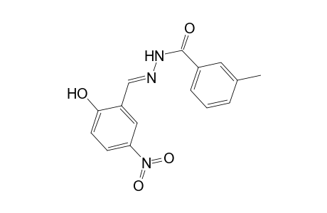 3-Methyl-benzoic acid (2-hydroxy-5-nitro-benzylidene)-hydrazide