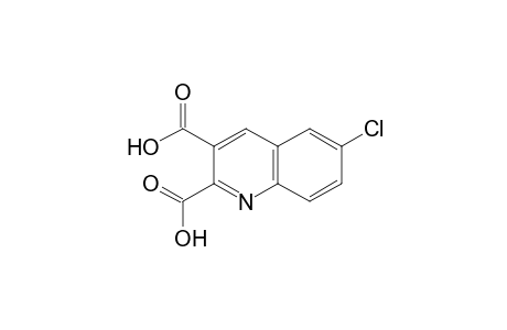 2,3-Quinolinedicarboxylic acid, 6-chloro-