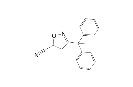 5-Cyano-3-(1,1-diphenylethyl)-2-isoxazoline