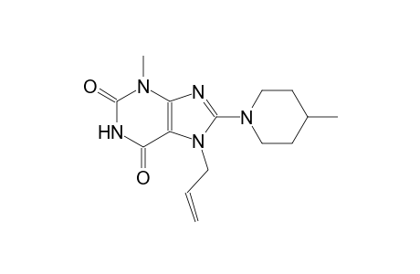 7-allyl-3-methyl-8-(4-methyl-1-piperidinyl)-3,7-dihydro-1H-purine-2,6-dione