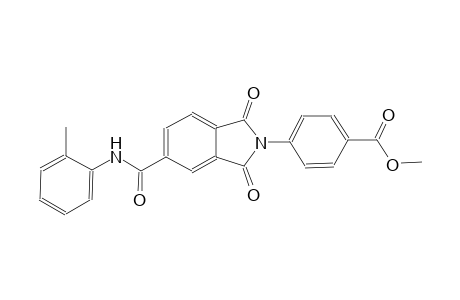benzoic acid, 4-[1,3-dihydro-5-[[(2-methylphenyl)amino]carbonyl]-1,3-dioxo-2H-isoindol-2-yl]-, methyl ester